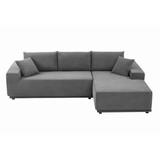 Sectional Couch Covers 2 pcs L Shape Sectional Sofa Couches for Living Room, Bedroom, Salon, 2 PC Free Combination, Including bottom frame . Grey W876S00210