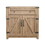Farmhouse Double Barn Door Accent Cabinet, 30 inch, Tobacco Wood W881121333