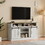 58 inch TV Stand with Storage Cabinet and Shelves, TV Console Table Entertainment Center for Living Room, Bedroom W881140539