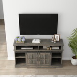 58 inch TV Stand with Storage Cabinet and Shelves, TV Console Table Entertainment Center for Living Room,Bedroom W881140541