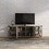 68" TV Stand Wood Metal TV Console Industrial Entertainment Center Farmhouse with Storage Cabinets and Shelves, Grey Walnut W88162591