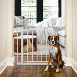 Easy assembly Pet Gate Safety Gate Durability Dog Gate for House, Stairs, Doorways, Fits Openings 29.5