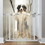 Easy assembly Pet Gate Safety Gate Durability Dog Gate for House, Stairs, Doorways, Fits Openings 29.5" to 32" W89594612