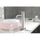 Waterfall Spout Bathroom Faucet,Single Handle Bathroom Vanity Sink Faucet W928101008