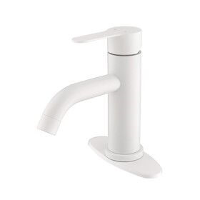 Waterfall Spout Bathroom Faucet,Single Handle Bathroom Vanity Sink Faucet W928101055