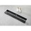 28 inches Linear Shower Drain with Removable Quadrato Pattern Grate, 304 Stainless Shower Drain Included Hair Strainer and Leveling Feet W928102715