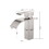 Waterfall Spout Bathroom Faucet,Single Handle Bathroom Vanity Sink Faucet W928103315