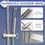 Shower System,Waterfall Rainfall Shower Head with Handheld, Shower Faucet Set for Bathroom Wall Mounted W928104532