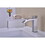 Single Handle Waterfall Bathroom Vanity Sink Faucet with Extra Large Rectangular Spout, Brushed Nickel W928104826
