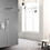10 inch Shower Head Bathroom Luxury Rain Mixer Shower Complete Combo Set Wall Mounted W928105285
