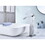 Waterfall Spout Bathroom Faucet,Single Handle Bathroom Vanity Sink Faucet W928106425