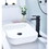 Waterfall Spout Bathroom Faucet,Single Handle Bathroom Vanity Sink Faucet W928106426