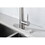Kitchen Faucet with Pull Down Sprayer Brushed Nickel, High Arc Single Handle Kitchen Sink Faucet with Deck Plate, Commercial Modern Stainless Steel Kitchen Faucets W928110775