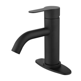 Waterfall Spout Bathroom Faucet,Single Handle Bathroom Vanity Sink Faucet W928111887