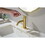 Waterfall Spout Bathroom Faucet,Single Handle Bathroom Vanity Sink Faucet W928112342