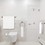 6 Piece Stainless Steel Bathroom Towel Rack Set Wall Mount W92850215