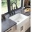 24"L x 19" W Farmhouse/Apron Front White Kitchen Sink W92850248