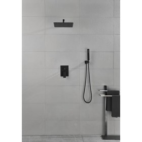 10 inch Shower Head Bathroom Luxury Rain Mixer Shower Complete Combo Set Wall Mounted W92850270