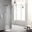 10 inch Shower Head Bathroom Luxury Rain Mixer Shower Complete Combo Set Wall Mounted W92851561