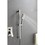 Shower System with Shower Head, Hand Shower, Slide Bar, Bodysprays, Shower Arm, Hose, Valve Trim, and Lever Handles W92851777