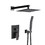 Shower System Shower Faucet Combo Set Wall Mounted with 10" Rainfall Shower Head and handheld Shower faucet W92856802