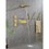 Wall Mounted Waterfall Rain Shower System with 3 Body Sprays & Handheld Shower W92858570