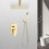 Ceiling Mounted Shower System Combo Set with Handheld and 16"Shower head W92864168