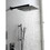 Shower System with Shower Head, Hand Shower, Slide Bar, Bodysprays, Shower Arm, Hose, Valve Trim, and Lever Handles W92864239