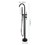 Mount Bathtub Faucet Freestanding Tub Filler Matte Black Standing High Flow Shower Faucets with Handheld Shower Mixer Taps Swivel Spout W92867774