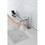 Waterfall Spout Bathroom Faucet,Single Handle Bathroom Vanity Sink Faucet white W92867783