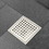 6 inch Square Shower Floor Drain W92868959