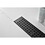 12 inches Linear Shower Drain with Removable Quadrato Pattern Grate, 304 Stainless Shower Drain Included Hair Strainer and Leveling Feet W92891554