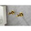 6 Piece Brass Bathroom Towel Rack Set Wall Mount W928P198304