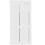 CRAZY ELF 24" x 80" Six Paneled Real Primed Door Slab + 6.6FT Barn Door Sliding Hardware + Adjustable Floor Guider + Pull Handle, DIY Unfinished Paneled Door, Modern Interior Barn Door, Water-proof