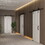 CRAZY ELF 24" x 80" "T" Style Real Primed Door Slab + 6.6FT Barn Door Sliding Hardware + Adjustable Floor Guider + Pull Handle, DIY Unfinished Paneled Door, Interior Barn Door, Moisture-proof