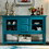 52" Modern Sideboard Storage with Adjustable Shelves, Sideboard Buffet Cabinet with 2 Doors, Credenzas for Dining Room, Living Room, Entryway W965141524