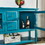 52" Modern Sideboard Storage with Adjustable Shelves, Sideboard Buffet Cabinet with 2 Doors, Credenzas for Dining Room, Living Room, Entryway W965141524