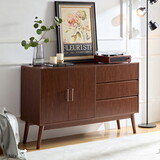 JaydenMax Sideboard Buffet Console Table with Drawers, Media Console with Doors,Storage Cabinet for Living Room & Bedroom W965141530