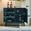 36" Sideboard Buffet Cabinet with Wine Storage shelf, Storage Cabinet with Wine Glass Holder Organizer W965141568