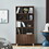 Bookcase, Bookshelf with Doors, white W965P147785