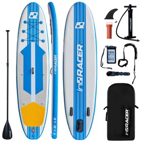 inQracer 11'/10'6" Inflatable Stand Up Paddle Board with Free Premium SUP Accessories & Backpack W969126930