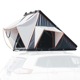 Trustmade Triangle Aluminium Black Hard Shell Grey Rooftop Tent Scout Pro Series W97156396