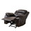 Reclining upholstered manual puller in faux leather, Brown 38.58*38.58*40.16 W99551528