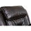 Reclining upholstered manual puller in faux leather, Brown 85.83*38.58*40.16 W99551531