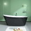 W99566618 Black+Acrylic+Oval+Bathroom+Freestanding Tubs
