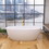 W99566720 Gloss White+Acrylic+Oval+Bathroom+Freestanding Tubs
