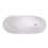 W995P156701 White+gray+Acrylic+Oval+Bathroom+Freestanding Tubs