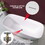 67" Acrylic Free Standing Tub - Classic Oval Shape Soaking Tub, Adjustable Freestanding Bathtub with Integrated Slotted Overflow and Chrome Pop-up Drain Anti-clogging Gloss White W995P186394