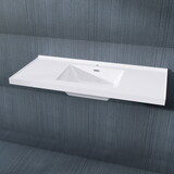 48 inch Vanity Top Bathroom Sink fit to 48