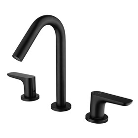 Two-Handle Widespread Bathroom Faucet in Matte Black W99753613